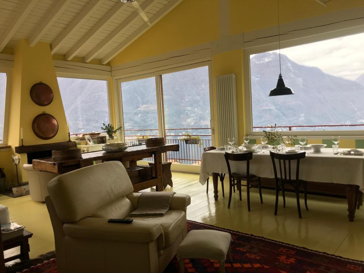 Le Vetrate Sul Lago Lake Como Amazing View Nesso Luaran gambar