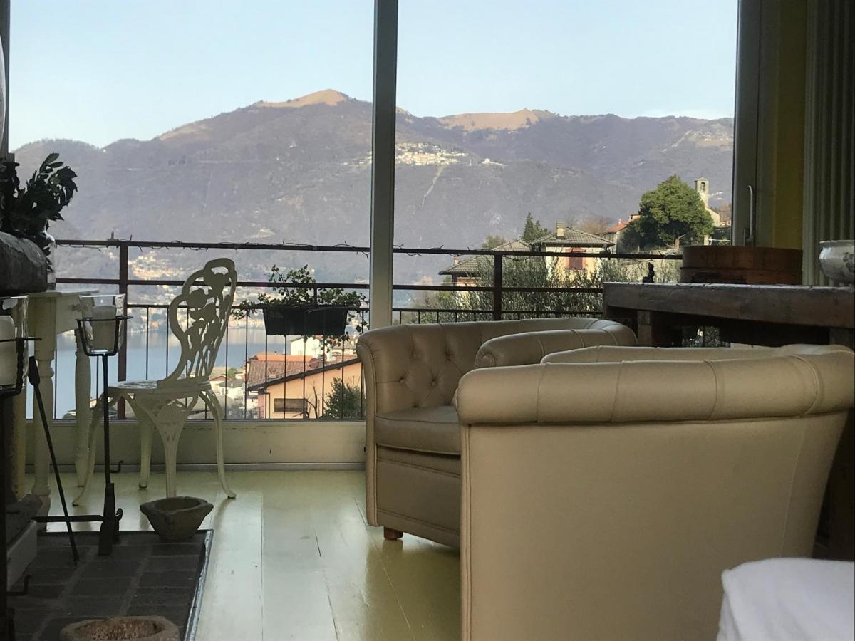 Le Vetrate Sul Lago Lake Como Amazing View Nesso Luaran gambar